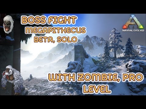 Megapithecus, Solo, Beta, Ark Survival Evolved.