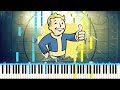 Fallout 4 Main Theme Piano Synthesia Tutorial