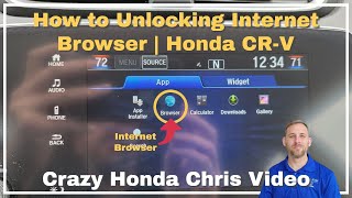 How to Unlocking Internet Browser | Honda CR-V