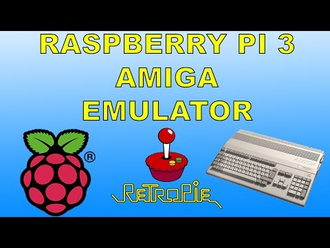 Raspberry Pi 3 Running AMIGA Emulator Retropie Emulation Station