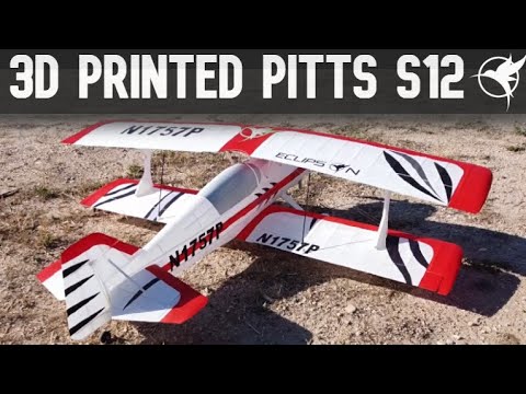 Eclipson Pitts S12 - 3D printed RC biplane