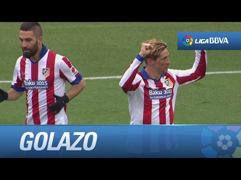 Primer gol de Torres en Liga BBVA (1-0) en el Atlético de Madrid - Getafe CF
