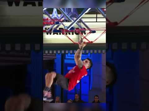 Nate Hansen Caught Up In Slingshot Spindles #americanninjawarrior