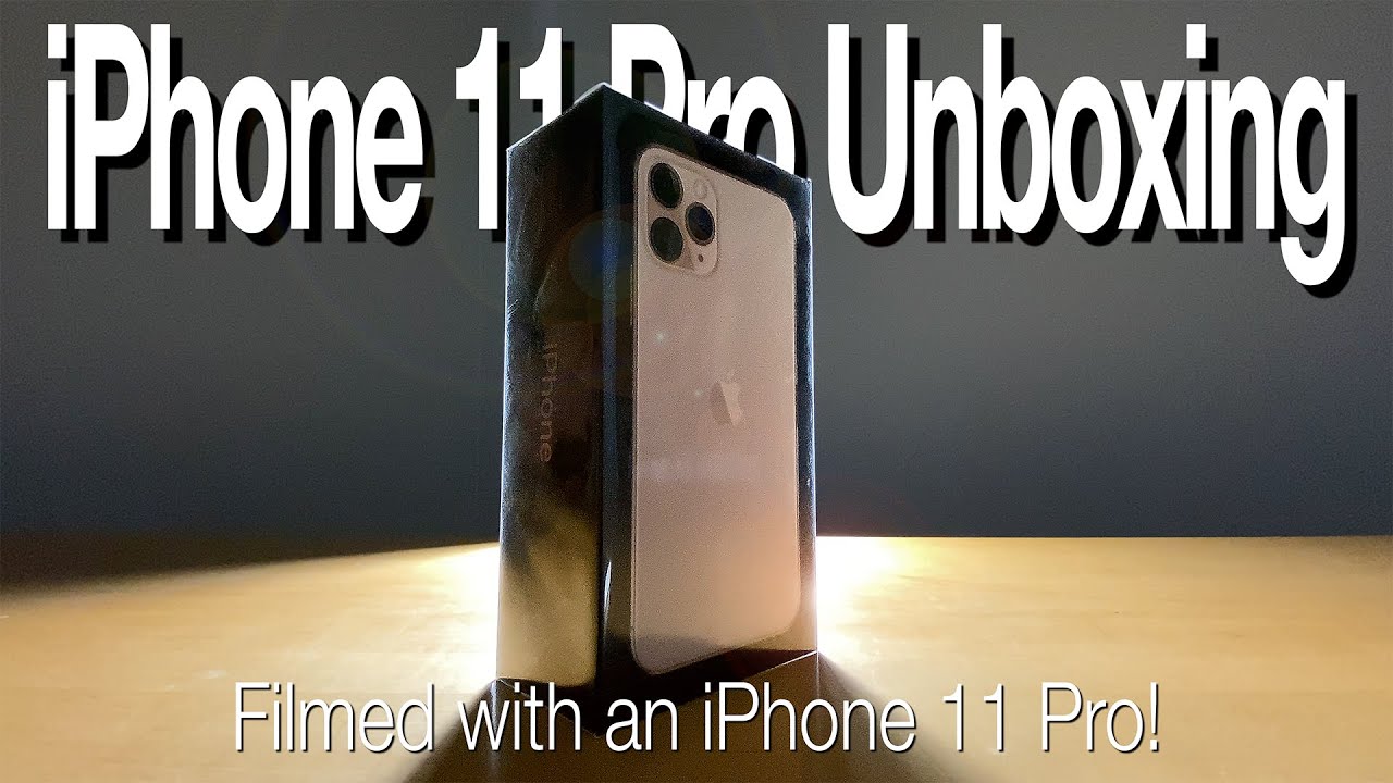iPhone 11 Pro Unboxing 4K (Filmed on iPhone 11 Pro)
