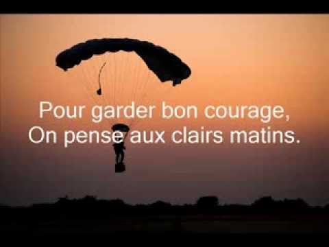 Ô douce France (chant militaire) - Paroles