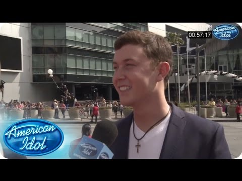 Scotty McCreery at the Finale Pre-Show - AMERICAN IDOL SEASON 12