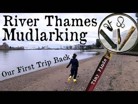 Our first Trip Back Mudlarking The Thames - Tiny Finds!