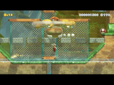 Custom Super Mario 3D World Levels: "Boom Booms Forest" by, Catwacker