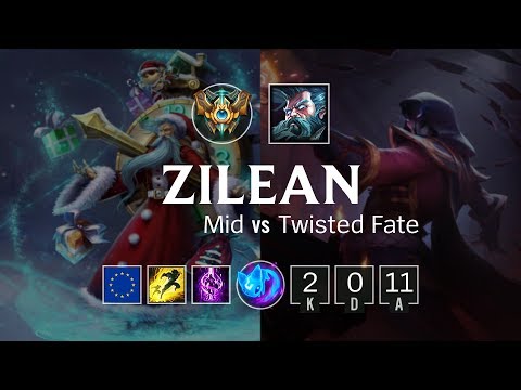 Zilean Mid vs Twisted Fate - EUW Challenger Patch 8.23