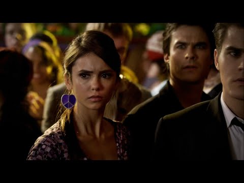 TVD 2x18 - Klaus gives Elena a special shout-out at the school dance | Delena Scenes HD