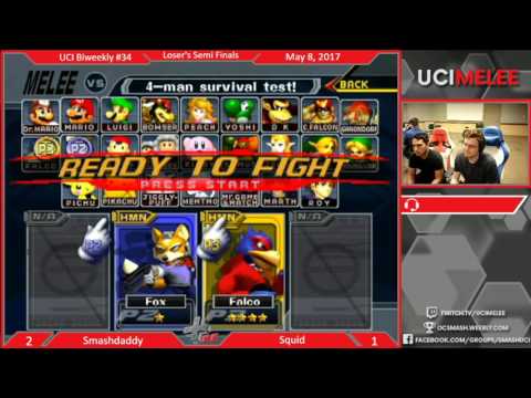 UCI Biweekly # 34 - LSF - Squid(falco) vs SmashDaddy(fox)
