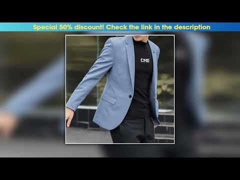 2025 Slim Fit Fashion Suits M4XL HighQuality British Casual Solid Color Small Suit for Handsome