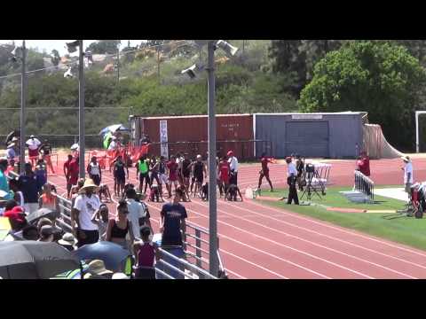 S Limp - VarG 100m at CIF SS D1 Prelims 5-17-14
