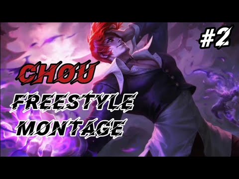 Chou Freestyle Montage #2 - Outplay / immune / Freestyle / Damage - MLBB
