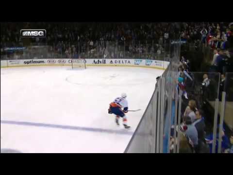 Frans Nielsen Goal : NY Islanders v NY Rangers : January 21 2014