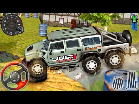 Offroad 4x4 Jeep Parking Simulator - 6x6 Car SUV Hill Driving - Android GamePlay