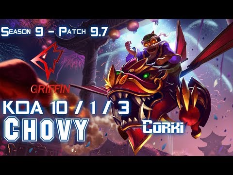 GRF Chovy CORKI vs TALON Mid - Patch 9.7 KR Ranked