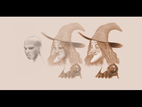 Drawing Exercises: Woman's Head 3/4 view