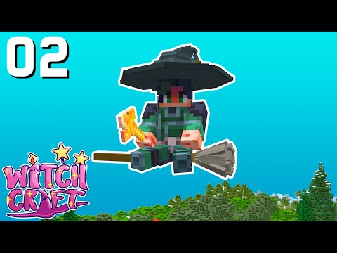 I think I'll try Defying Gravity! - Modded Minecraft SMP - Witchcraft - Ep.2