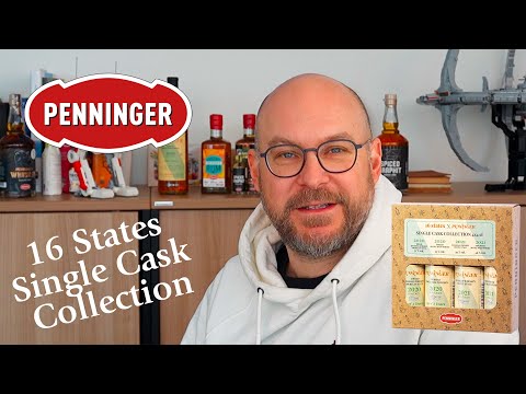 Penninger x 16 States – 4 × Single Cask Whisk(e)ys - Miniatur-Tasting aus Bayern