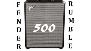 Video thumbnail for Fender Rumble 500 Combo - Review and Demo by New Anomaly Productions