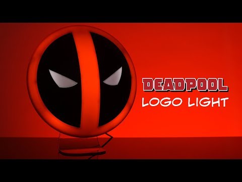 Lampka Marvel - Deadpool Logo