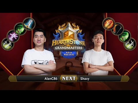 AlanC86 vs Shaxy | 2021 Hearthstone Grandmasters Asia-Pacific | Top 8 | Season 2 | Week 7