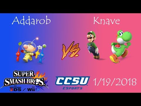 CAN LAN CCSU Smash 4 Tournament - Addarob (Olimar) vs Knave (Luigi, Yoshi)