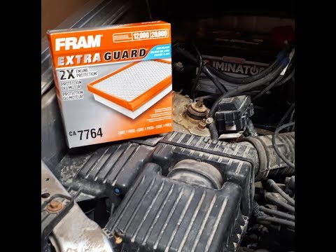 1997-2001 Honda CRV Air filter replacement