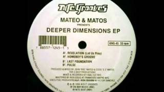 Mateo & Matos - Revelation (let us pray) Deeper Dimensions EP