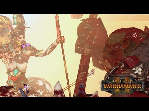 GREEN KRUMPIN' EVERQUEEN - Greenskins vs High Elves // Total War: Warhammer II Online Battle