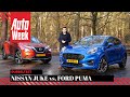 Nissan Juke vs. Ford Puma - AutoWeek dubbeltest - English subtitles
