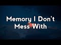 Lee Brice - Memory I Don't Mess With (Lyrics)