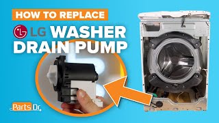 Fix OE Error Code — How to Replace Drain Pump Motor (part # 4681EA2001T) on Your LG Kenmore Washer