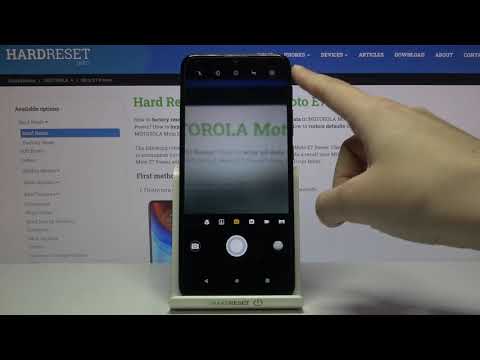 Turn Off Camera Sounds on MOTOROLA Moto E7 Power – Enable Camera Features