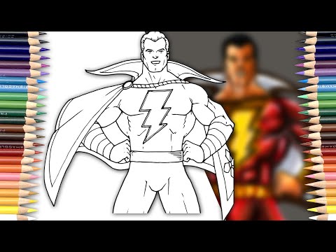 Shazam Coloring Page Fury of the God | Shazam [NCS] Odyssey - Nothing to Hide