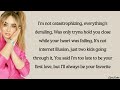 Sabrina Carpenter Because I Liked A Boy Lyrics
