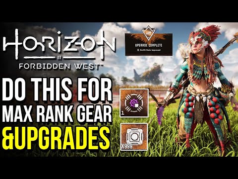 Horizon Forbidden West - Do This For MAX Level Gear & Upgrades | Horizon Forbidden West Tips