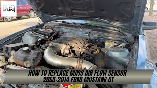 How to Replace Mass Air Flow Sensor 2005-2014 Ford Mustang GT