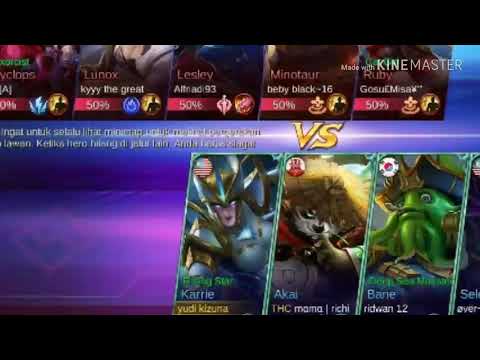 MLBB savage karrie with rising star