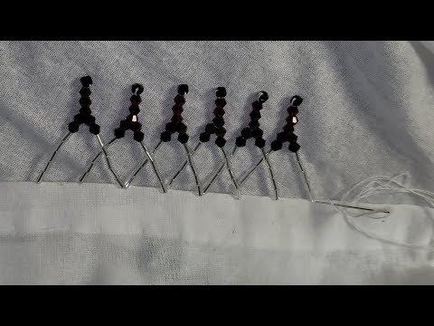 BEADS DESIGN EMBROIDERY #3dembroidery #handbroidery #embroidery #flowers 