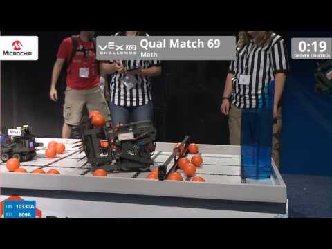 VEX Worlds 2016 - VEXIQ Middle School - Math - Qual 69 (10330A 809A) 31