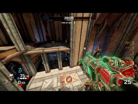 Quake Champions - Anarki telejump tricks on Blood Covenant