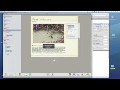 Embed a YouTube video to your iWeb site