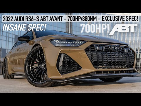 CRAZY SPEC! 2022 AUDI RS6-S AVANT ABT 700HP - TACTICAL GREEN AUDI EXCLUSIVE - IN DETAIL 4K