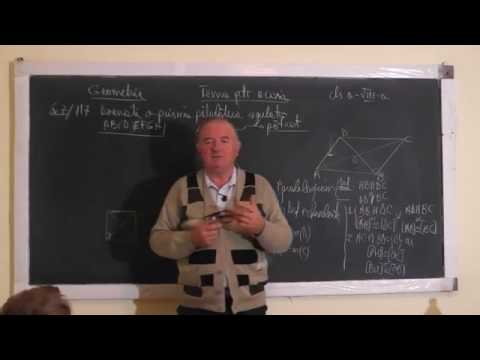 1/2 Lectia 1087 - Prisme Patrulatere clasice Arii Cubul - Tema la geometrie in spatiu - Clasa 8