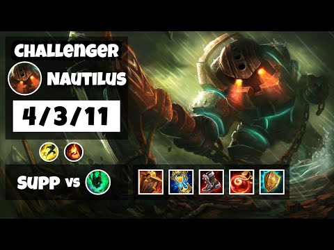 Nautilus Support 11.14 Challenger Gameplay Replay - S11 (4/3/11) - KOREAN