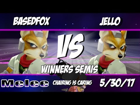 Chairing is Caring #12 5/30/17 BasedFox (Fox) vs. Jello (Fox) - SSBM Winners Semis