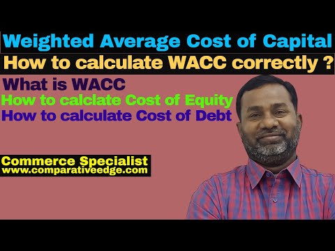 Weighted Average Cost of Capital | WACC | How to Calculate  WACC | ACCA | CMA | Commerce Specialist