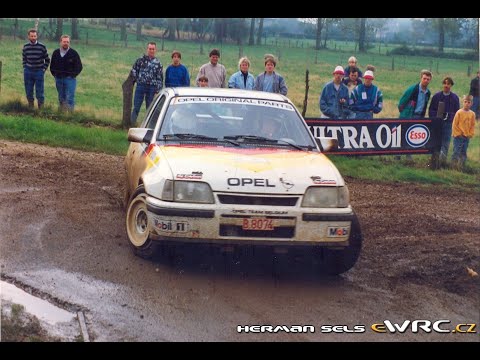 Drive Rally Retro: Best of.... Bruno Thiry. Opel Kadett GSi 16V -  Rally's Belgium